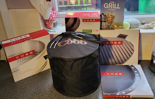 Cobb bbq with - cobb, carrying