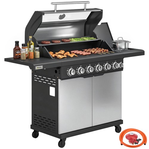 Outsunny burner gas bbq - 6+1,