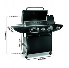 Campfire 4+1 Gas Burner Grill
