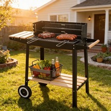 Charcoal BBQ Grill Smoker