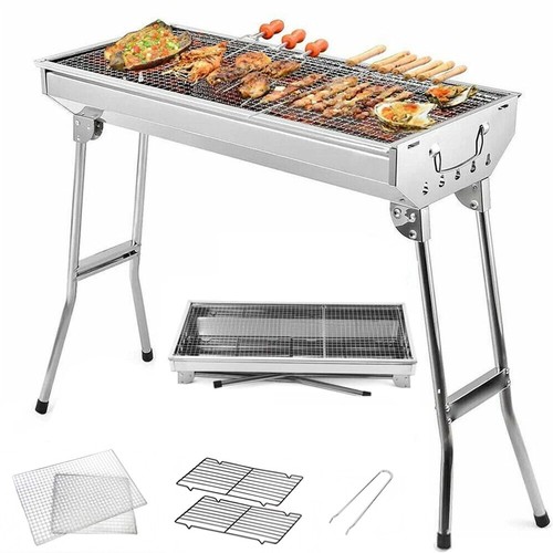 Folding bbq charcoal barbecue - bbq,