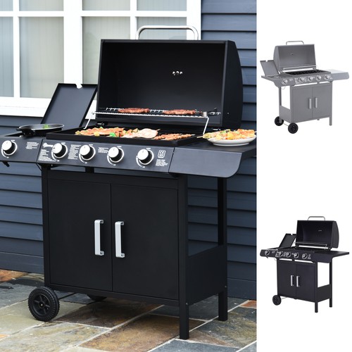 Gas bbq grill stainless steel - bbq,