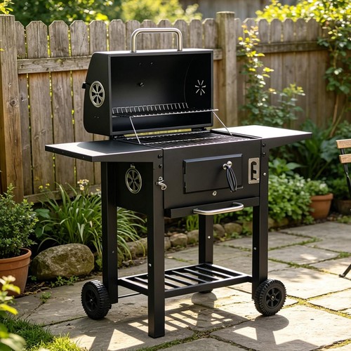 Large portable charcoal - portable, bbq