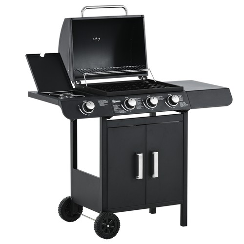 Outsunny deluxe gas barbecue - outsunny,
