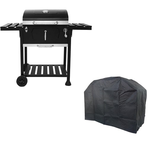 Charcoal grill bbq - charcoal, cover